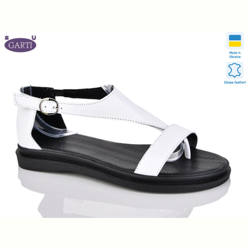 Босоножки Garti 922 біла шкіра