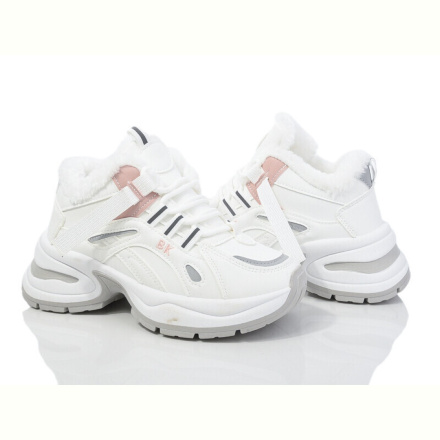 Кроссовки Violeta 20-1066-5 white-pink