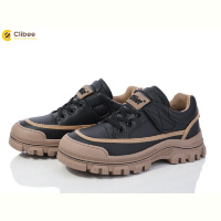 Кроссовки Clibee LC101 black-khaki