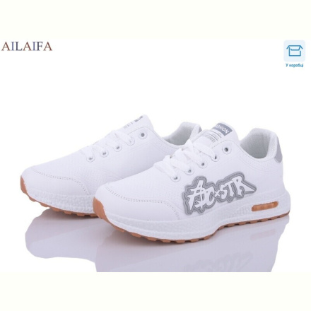 Кроссовки Ailaifa 6659 white-grey
