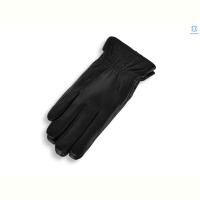 Перчатки Королева GZ01-03П шкіра оленя махра black