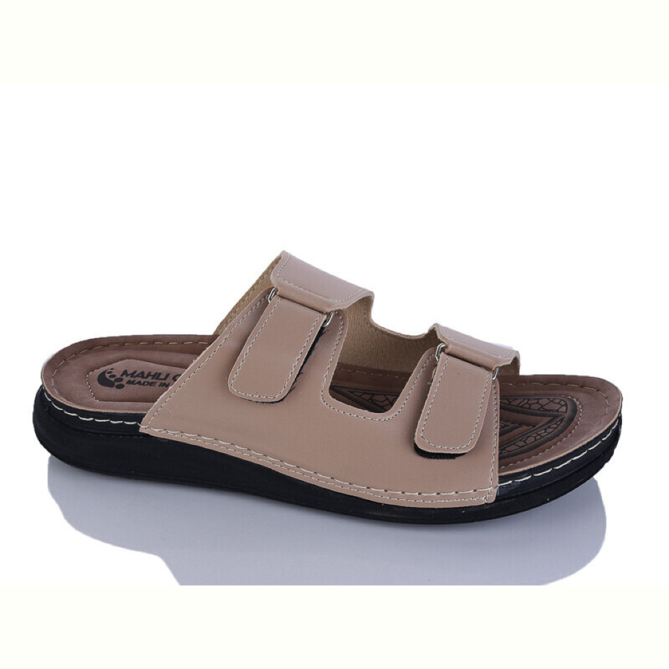 Шлепки Oscar 01-23 беж к.