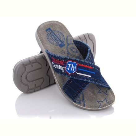 Шлепки DeMur M6126 blue