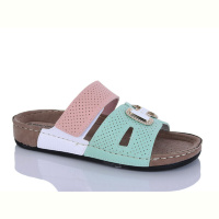 Шлепки Sali-2 06-59 зелений к.