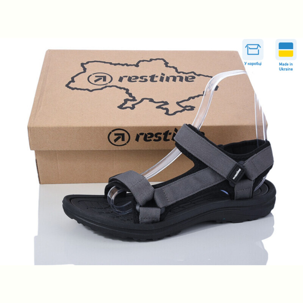 Сандалии Restime MML22222 D.GREY