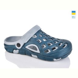 Кроксы Lot Shoes N308 синьо-сірий
