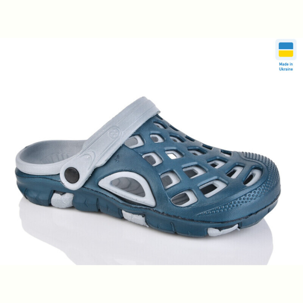 Кроксы Lot Shoes N308 синьо-сірий