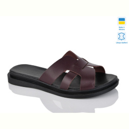 Шлепки Sali 304 бордо к.
