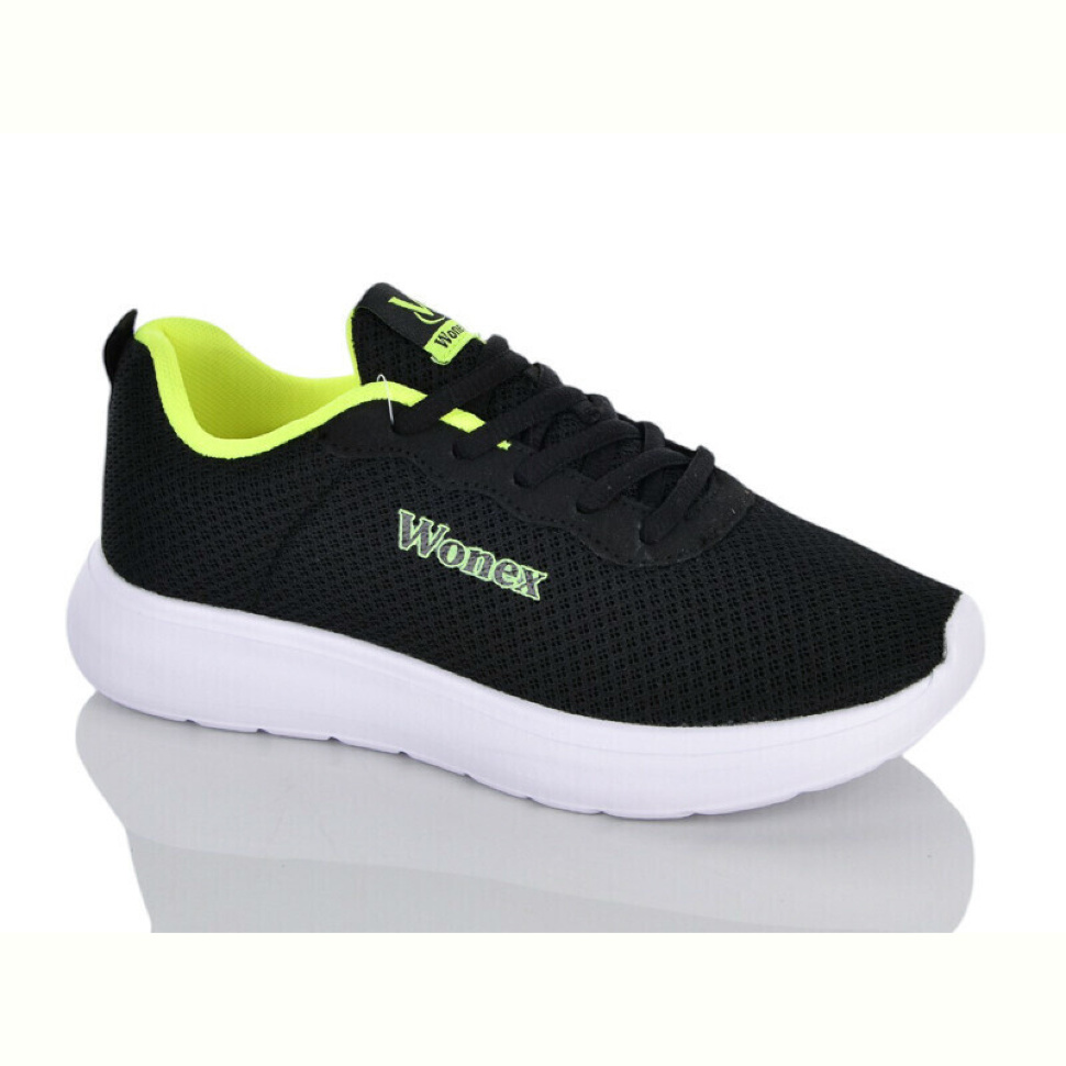 Кроссовки Violeta 2028-24 black-green