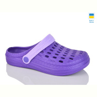 Кроксы DeMur DS62 бузковий-фіолет