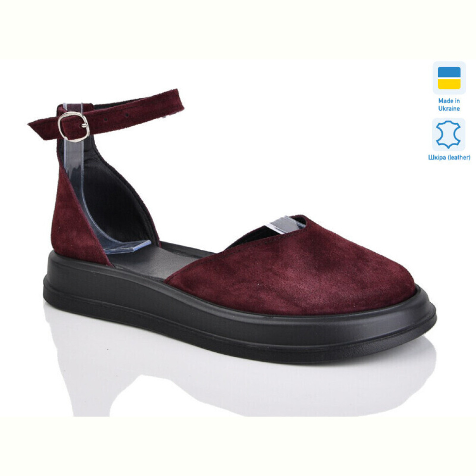 Туфли Sali 2225 бордо з.