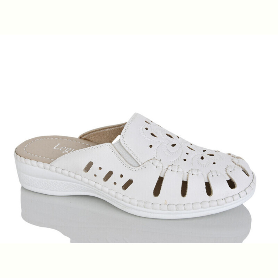 Шлепки Leguzaza 501-6 white