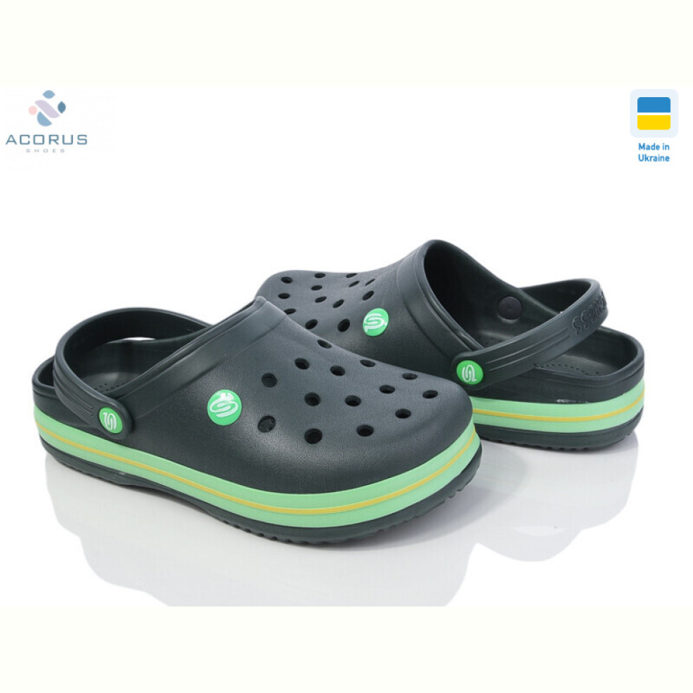 Кроксы Acorus 224 зелений