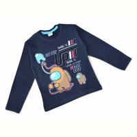 Батник Kids-modnik 4389 т.сірий
