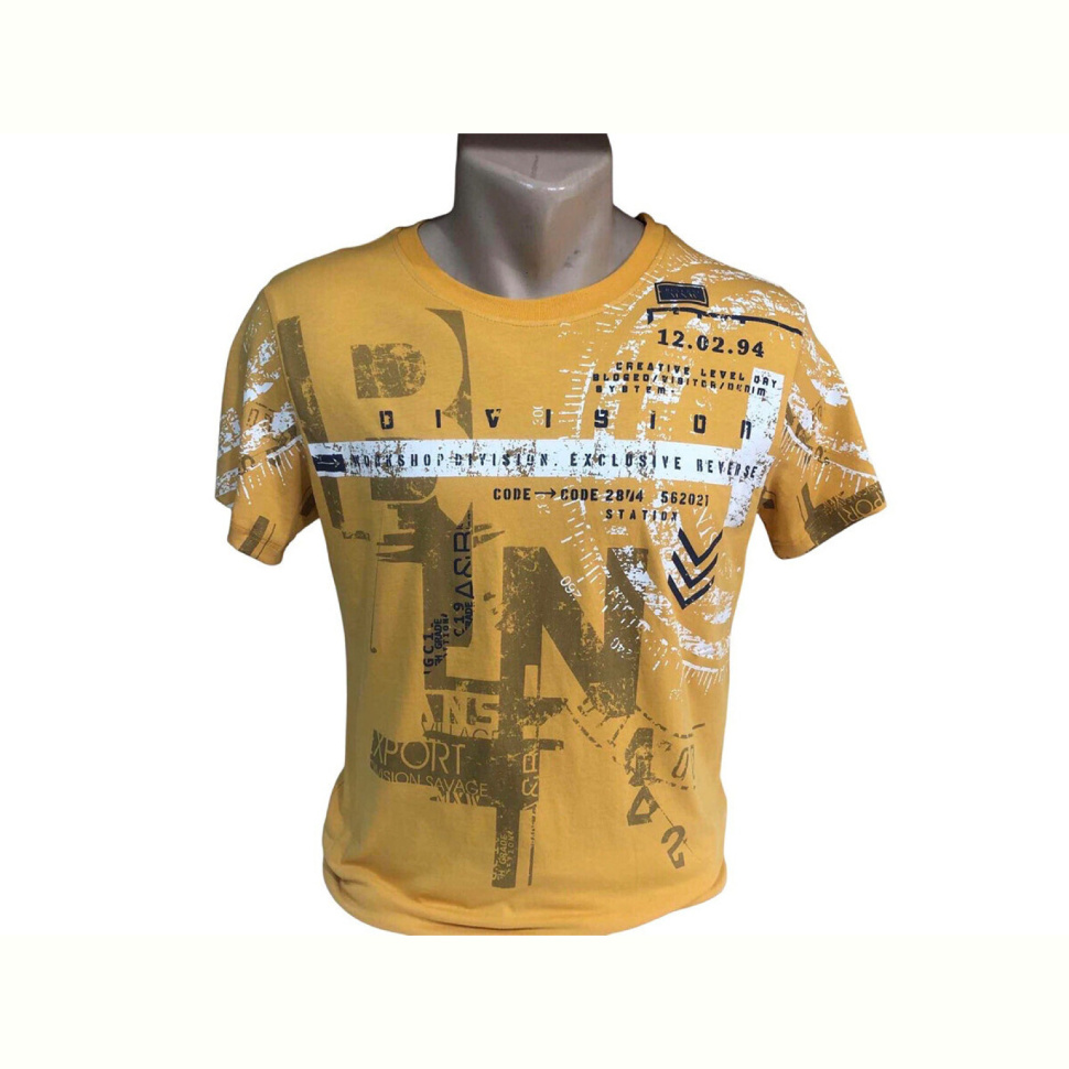 Футболка TurkishBrend 6007 жовтий