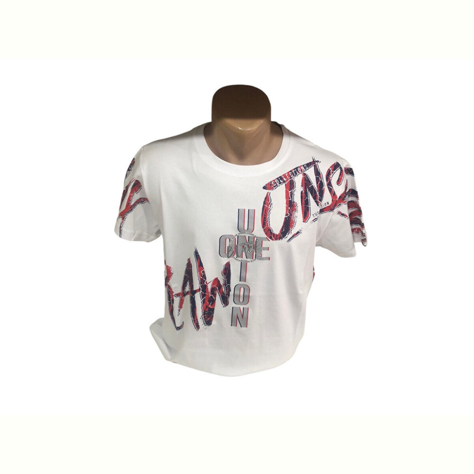 Футболка TurkishBrend 22003 білий Футболка TurkishBrend 22003 білий