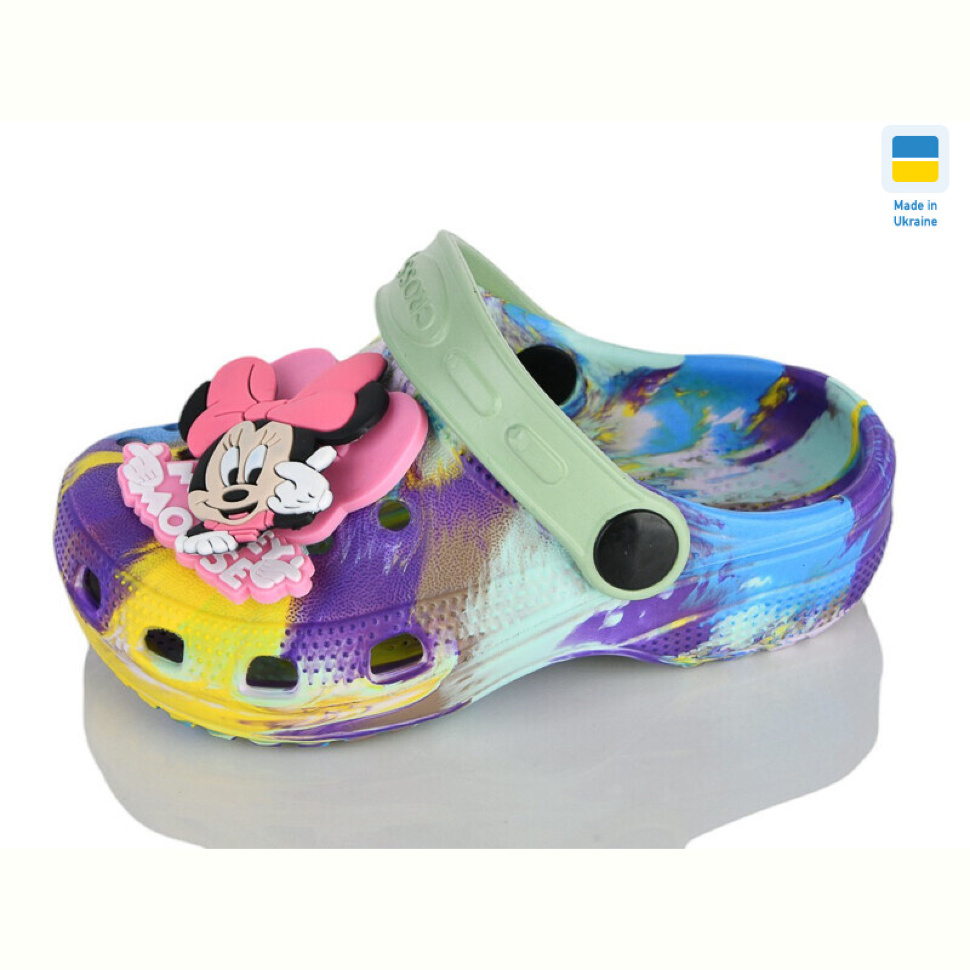 Кроксы Lot Shoes H3 кд папуга фіолетово-мятний
