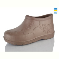Галоши Lot Shoes Квітка холодний беж