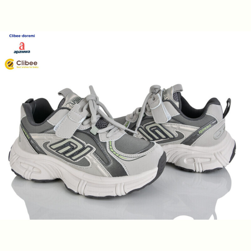 Кроссовки Clibee-Doremi ABC2583 beige-green