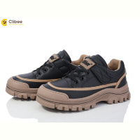 Кроссовки Clibee LC101 black-khaki