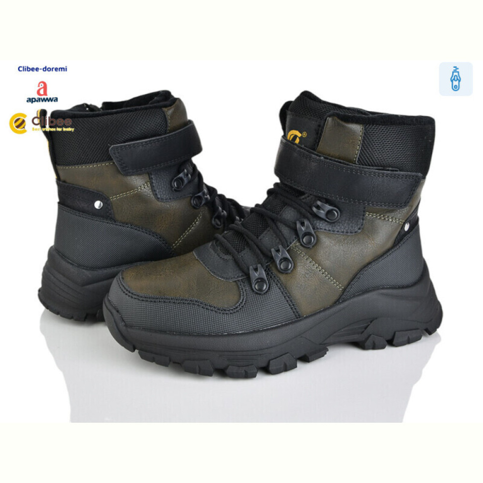 Ботинки Clibee-Doremi HC616 green-yellow