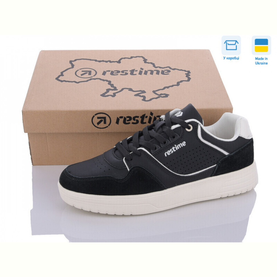 Кроссовки Restime SMB24069 black