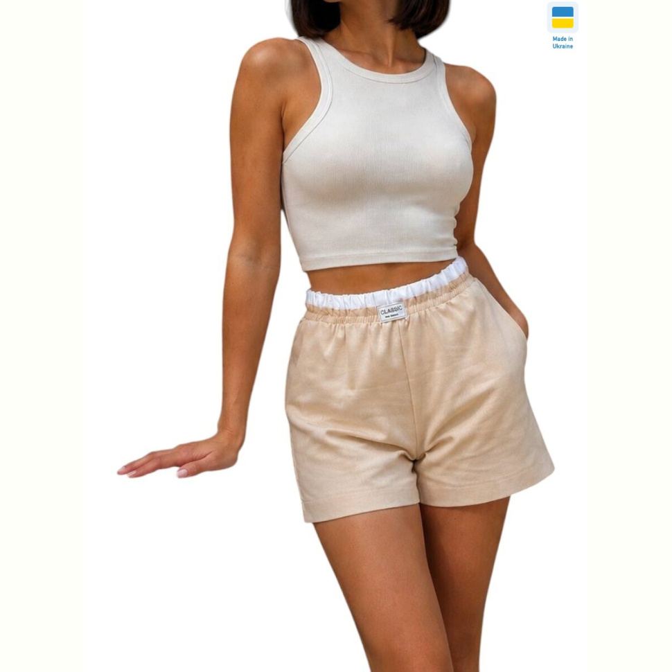 Шорты Alisa Brand 1071 бежевий