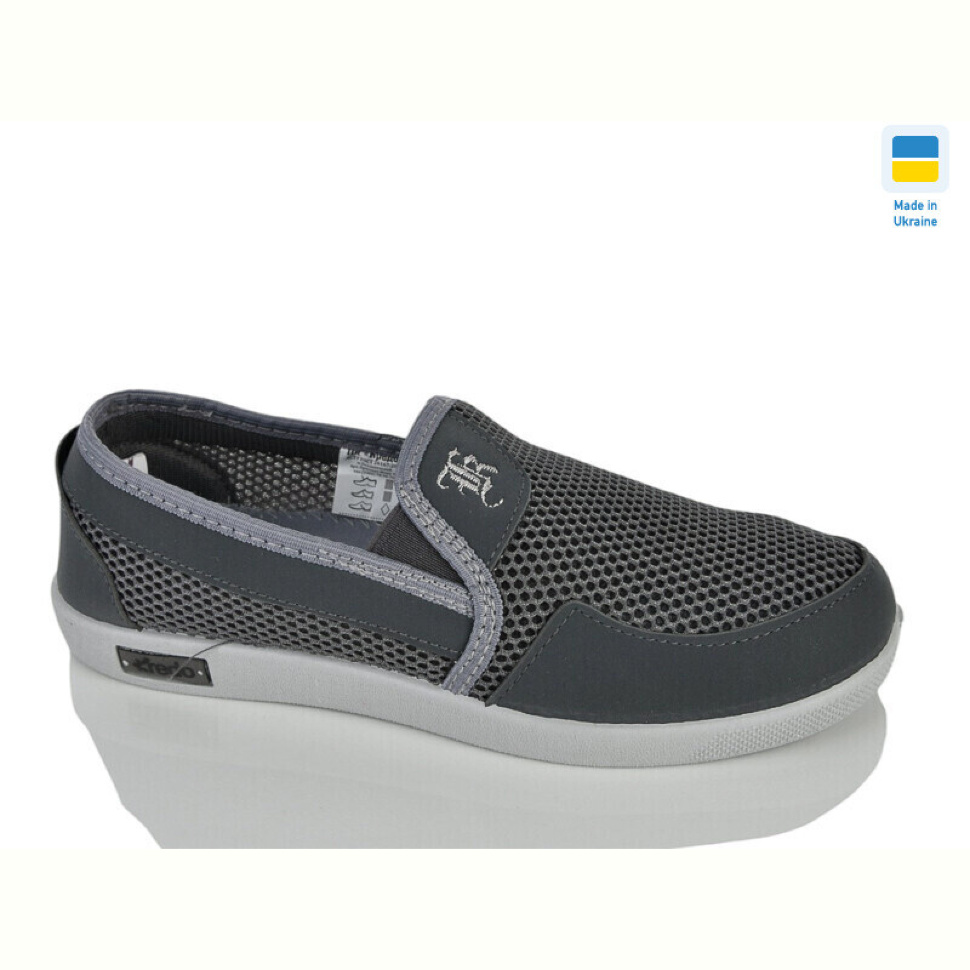 Слипоны Lot Shoes 19C-205 сірий