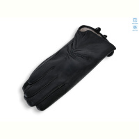 Перчатки Королева G7-801Ж шкіра вовна black