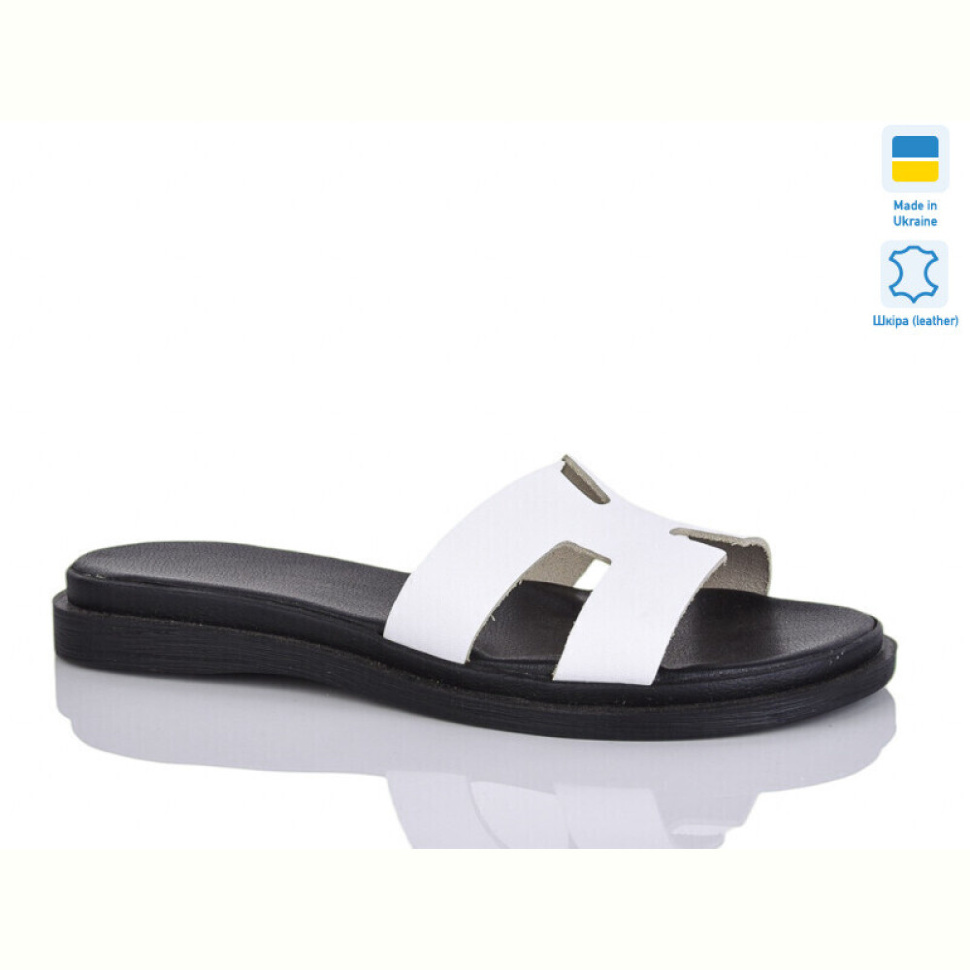 Шлепки Sali 501 білий к.