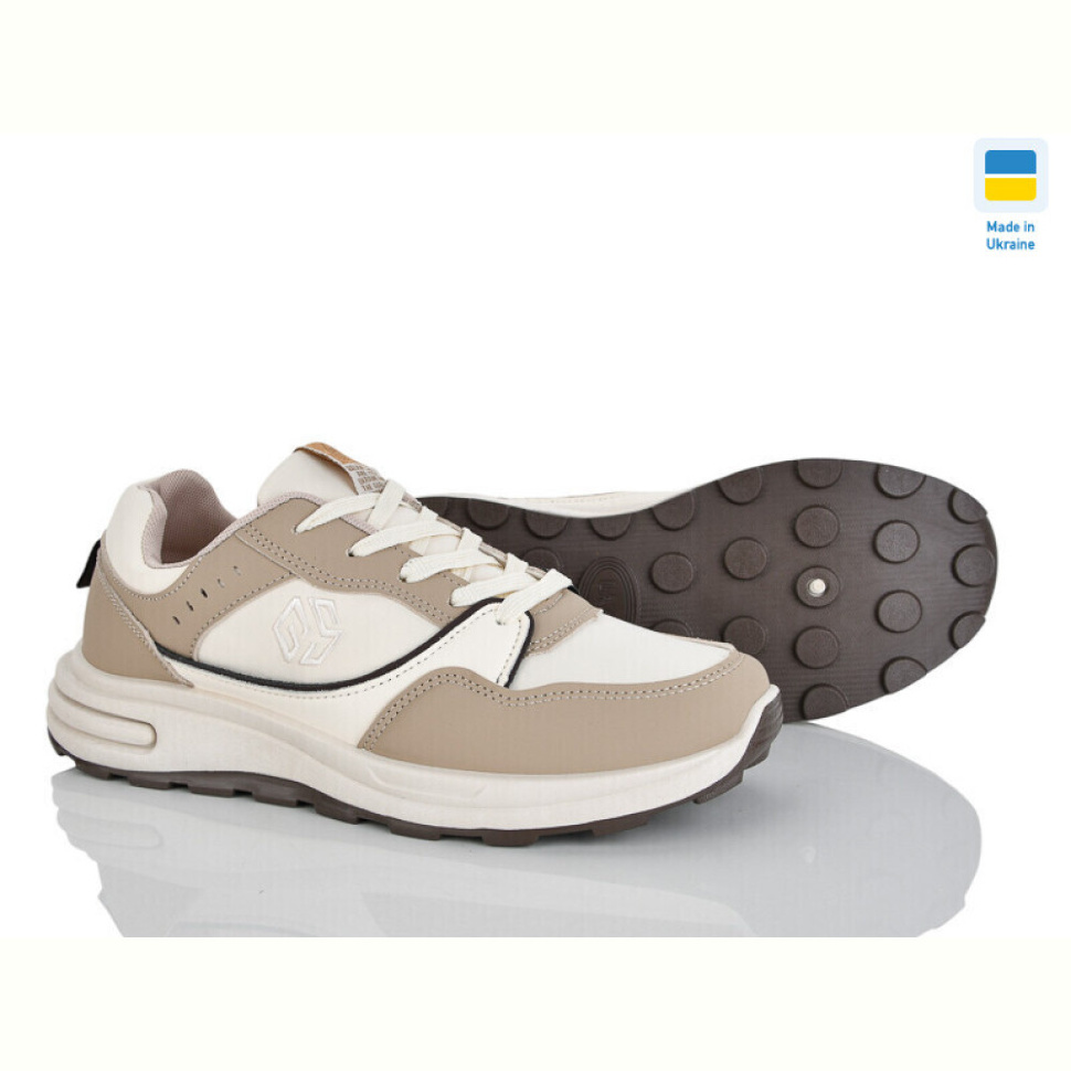 Кроссовки Progress Гіпаніс Ж694 молочний-качи