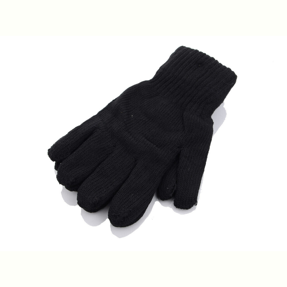 Перчатки Королева T002 подвійні black Перчатки Королева T002 подвійні black