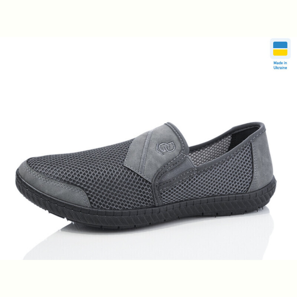 Слипоны Крок М81 сірий-old