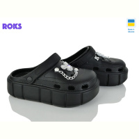 Кроксы Roks 152-451 чорний