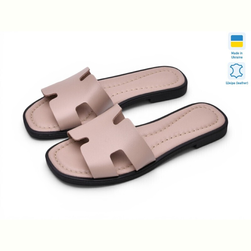 Шлепки Prime-Opt Paradize SL-3105 бежевий