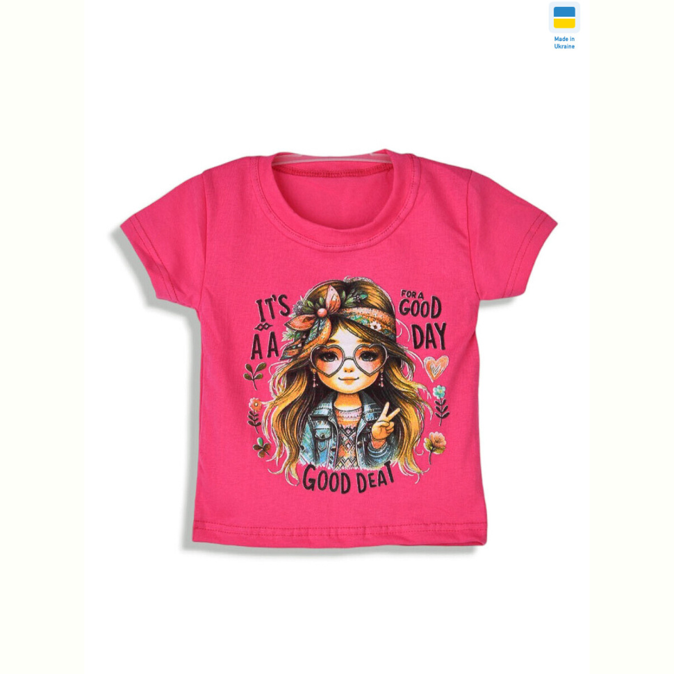 Футболка Kir15 112265 рожевий