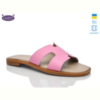 Шлепки Garti 64 рожева шкіра