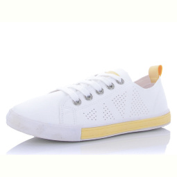 Кроссовки YUEMINGZHU HB53 white-yellow