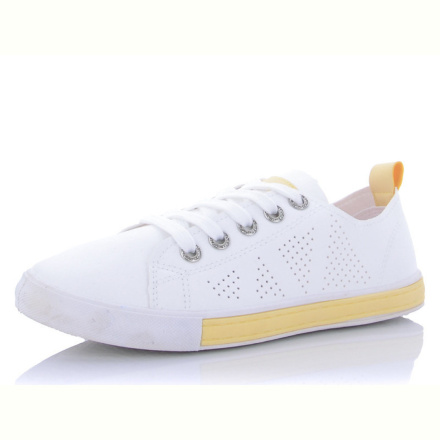 Кроссовки YUEMINGZHU HB53 white-yellow