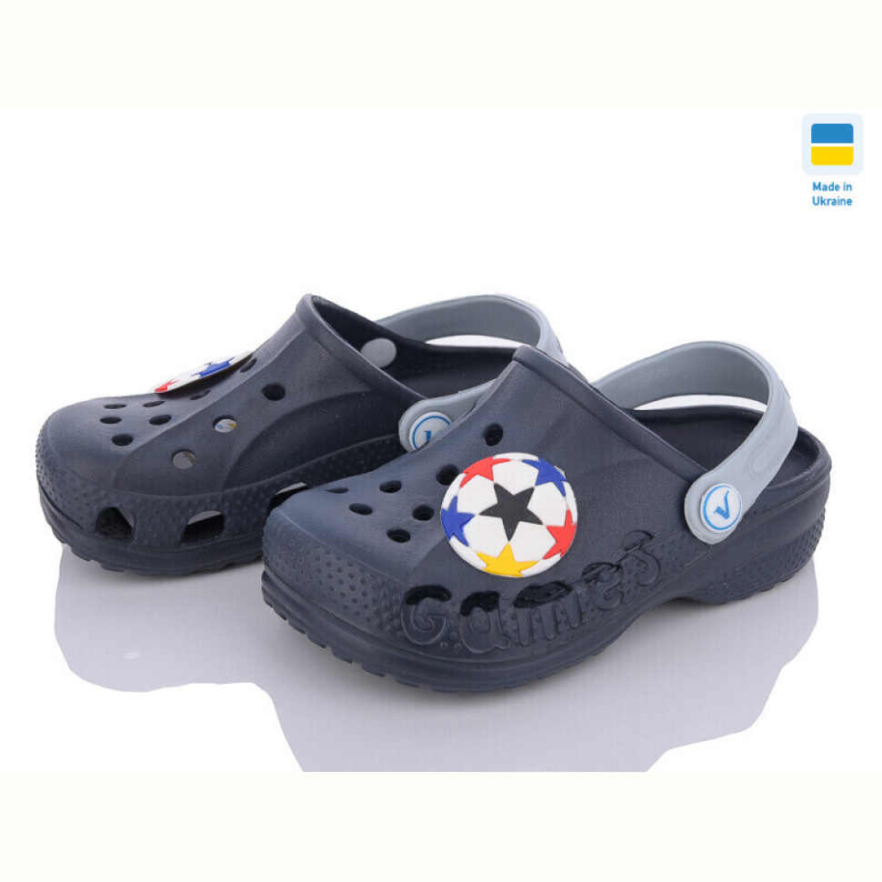 Кроксы LiBang Крокси Віталія т.синій (22-33) Кроксы LiBang Крокси Віталія т.синій (22-33)