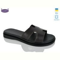 Шлепки Garti 94 корич шкіра