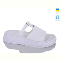 Шлепки Sali 741 білий к.