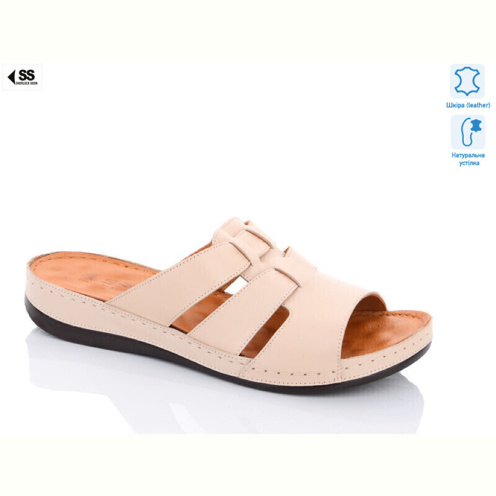 Шлепки SHERLOCK SOON БАТАЛ-327(29)