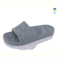 Шлепки M&L  Alex13 AML400 т.сірий