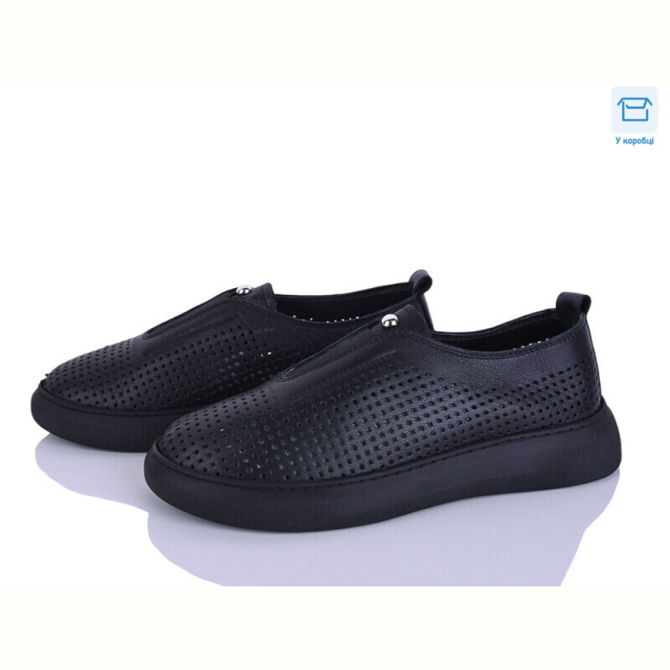 Слипоны Mona Lisa 1070 чорний