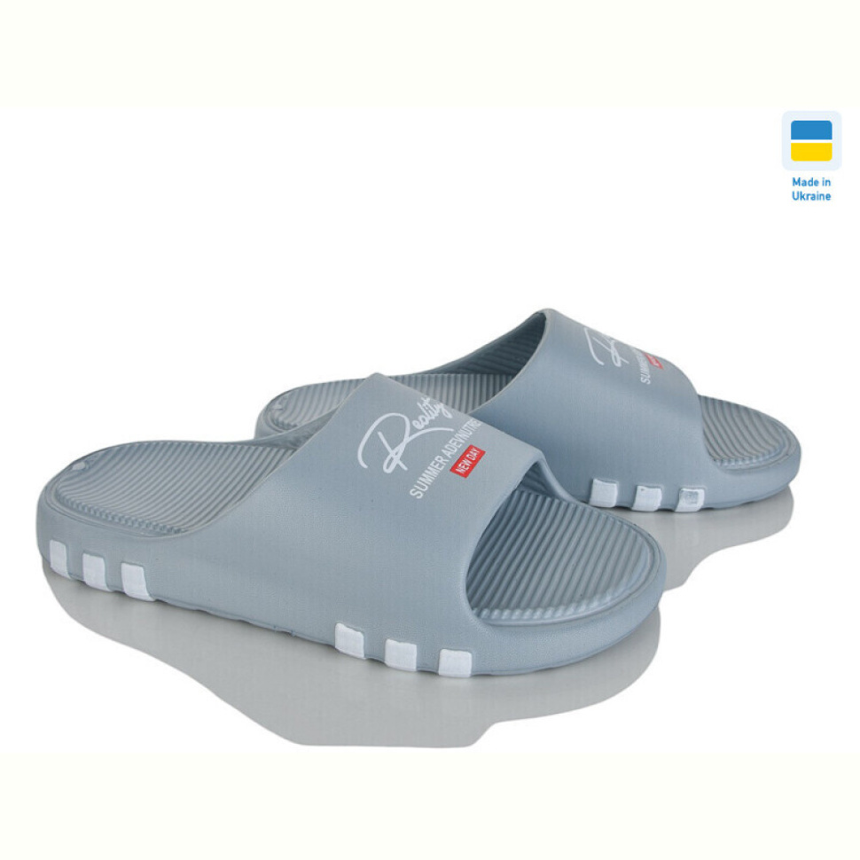 Шлепки Inblue DS71 сірий