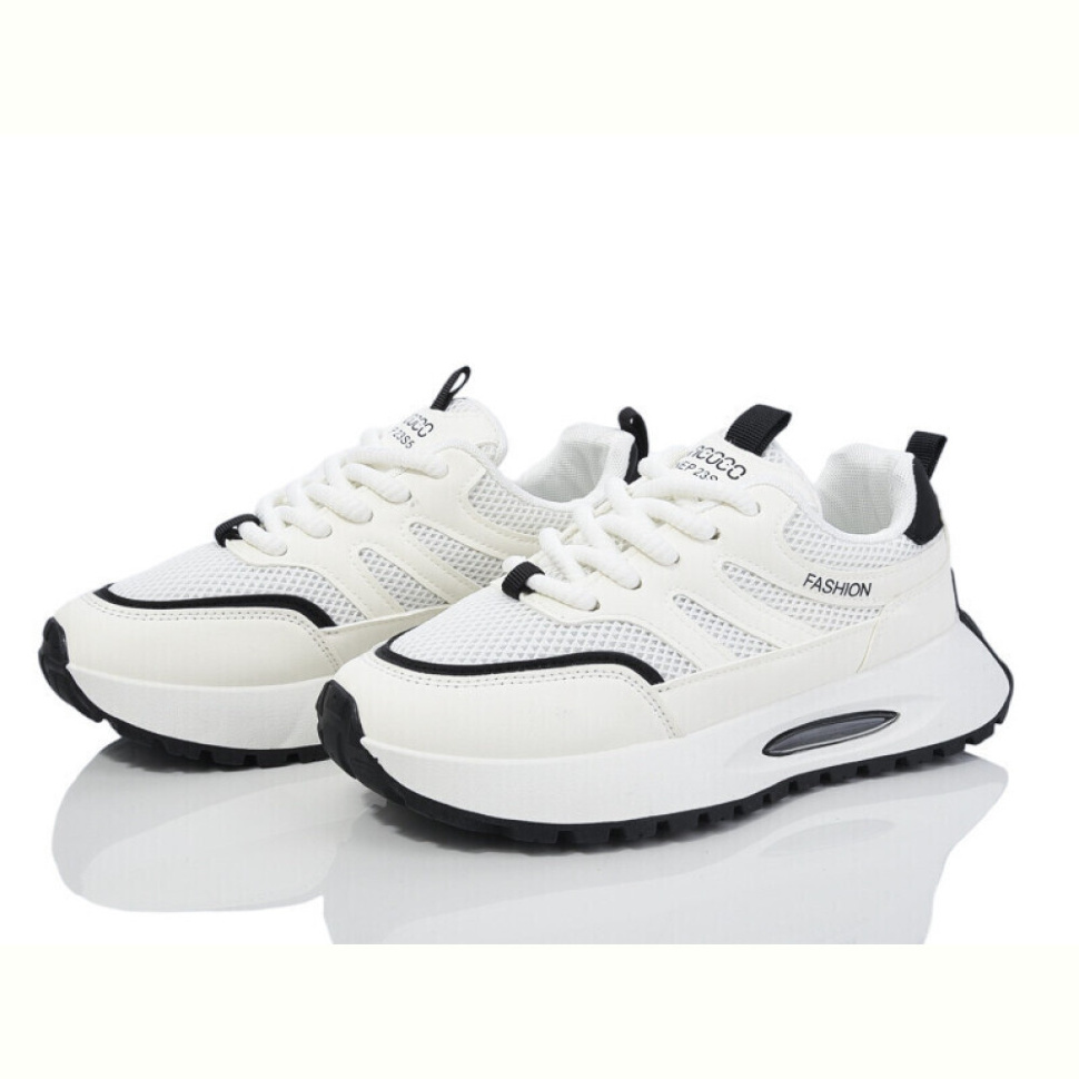 Кроссовки Violeta 176-43-4 white-black