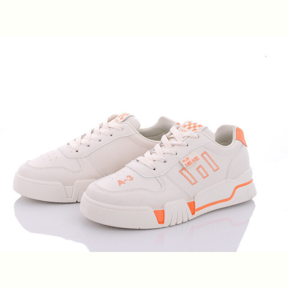 Кроссовки Violeta 149-12 beige-orange