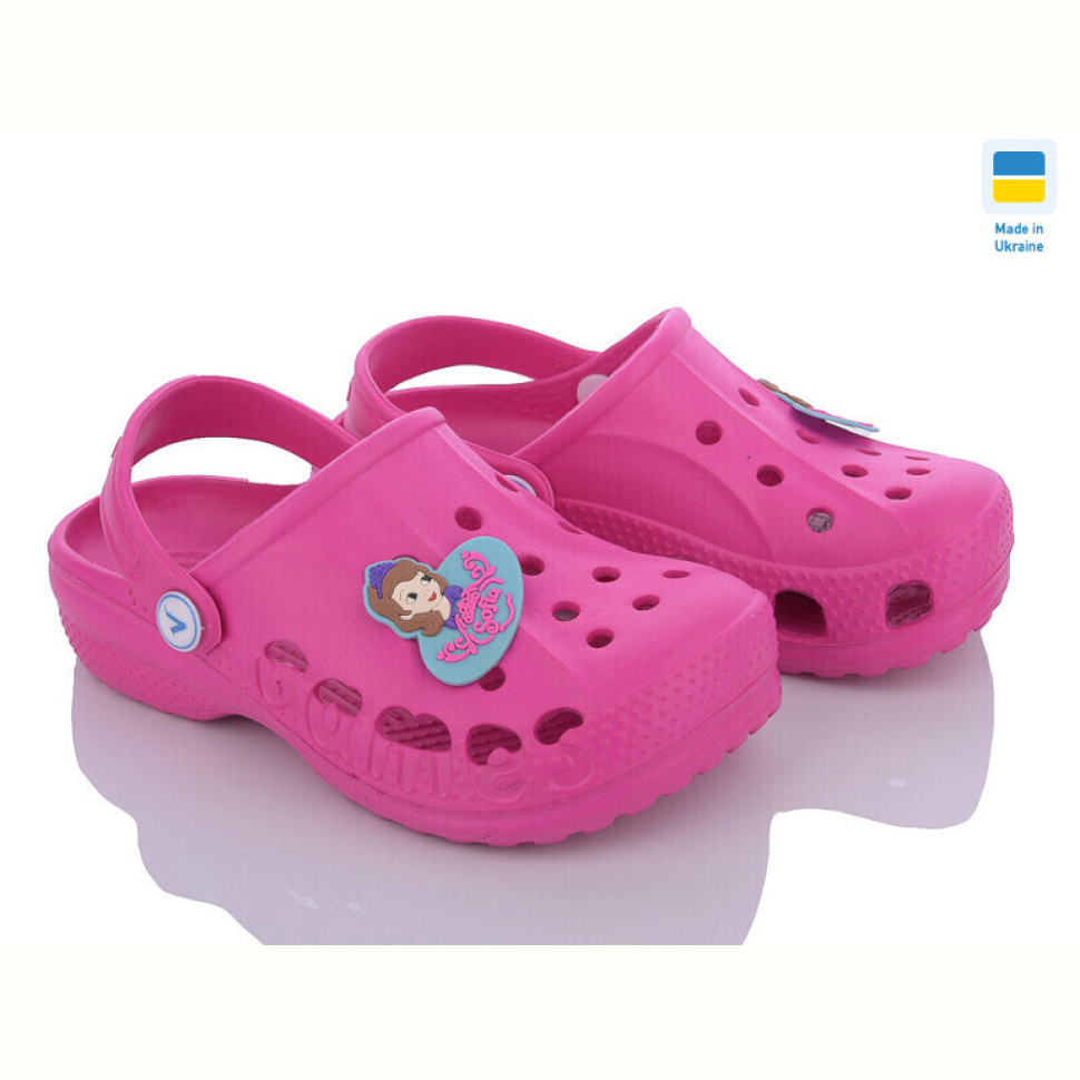 Кроксы LiBang Крокси Віталія малиновий (22-33) Кроксы LiBang Крокси Віталія малиновий (22-33)