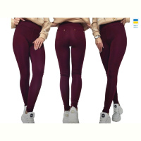 Лосины Sport style 731 бордовий